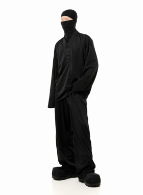 SCD crowd 24秋冬 纯色百搭宽松上衣T恤舒适黑色道服运动打底衫