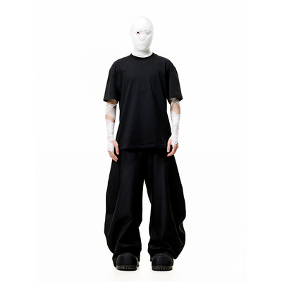 简约百搭小众暗黑T恤打底衫