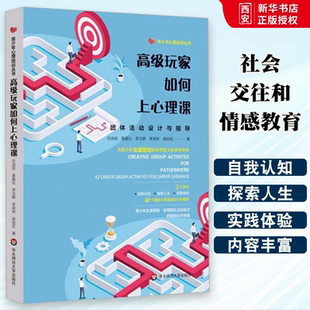 华东师范社 正版 青少年心理培训丛书 团体活动设计与指导 青少年心理课团体活动培训手册青少年生涯规划师书 高级玩家如何上心理课