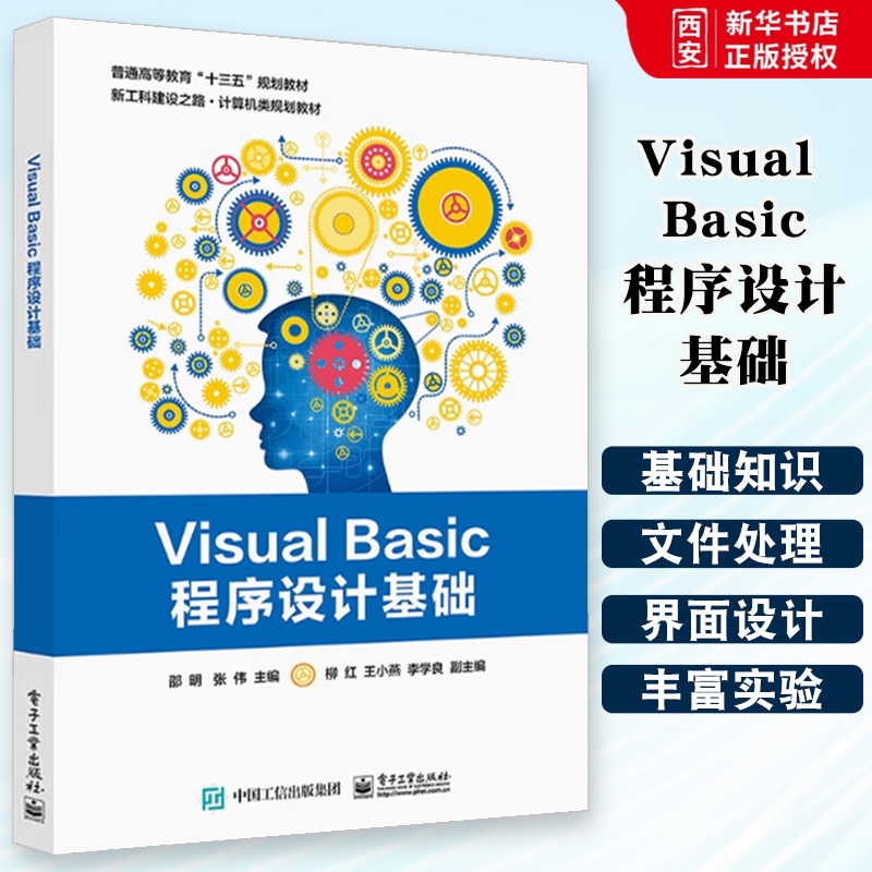 Visual Basic程序设计基础 vb编程语言从入门到精通vb6.0程序设计书籍 计算机编程教程 VB入门基础 vb语句数据库基础知识大全教材