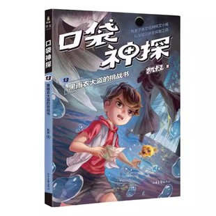正版口袋神探13 黑雨衣大盗的挑战书 凯叔 山东画报出版社 中国儿童文学 果麦书籍
