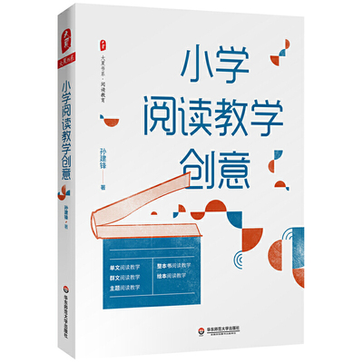 正版大夏书系 小学阅读教学创意 单文群文主题绘本整本书阅读教学 孙建锋著 华东师范大学出版社 小学语文教师阅读教育教学用书