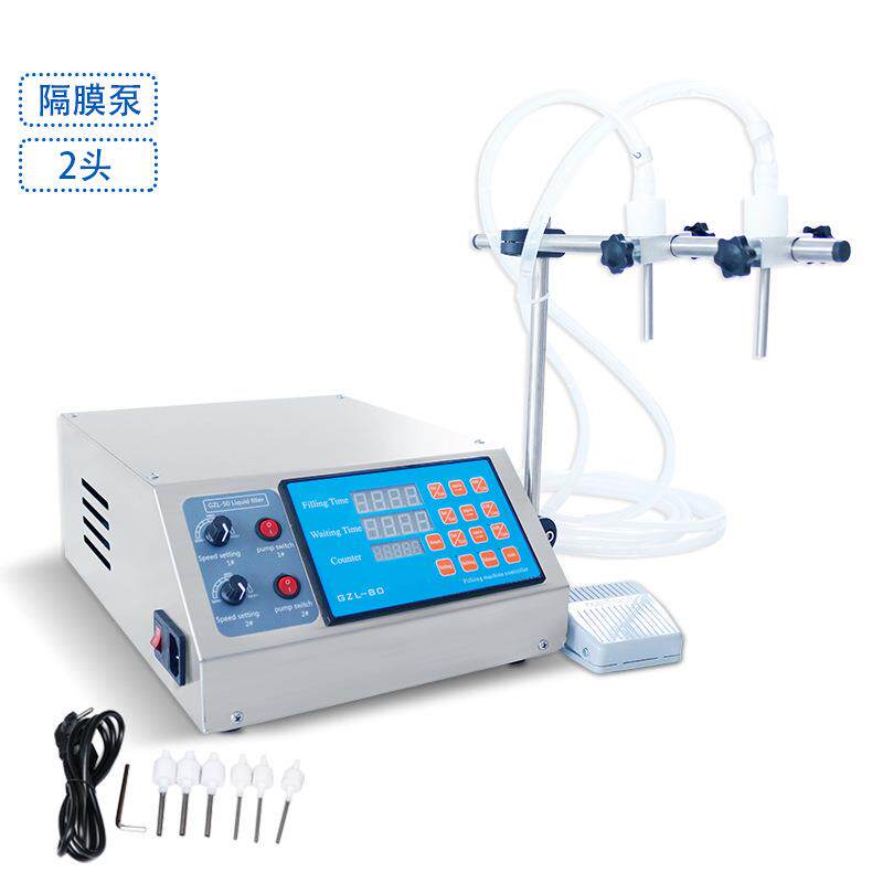 尚航2头4头6头3-4000ml小型灌装机 电动数码控制隔膜泵液体灌装机怎么看?