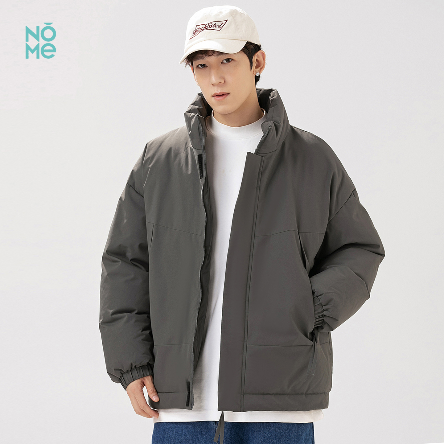 立领棉服外套男士秋冬棉衣夹克