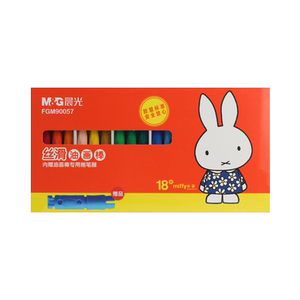 MG晨光文具专卖店晨光米菲油画棒丝滑系列儿童安全无毒彩绘棒可水洗美术生专用12色18色24色36色幼儿园小学生画笔diy涂鸦蜡笔