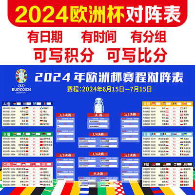 2024年欧洲杯赛程表对阵表海报