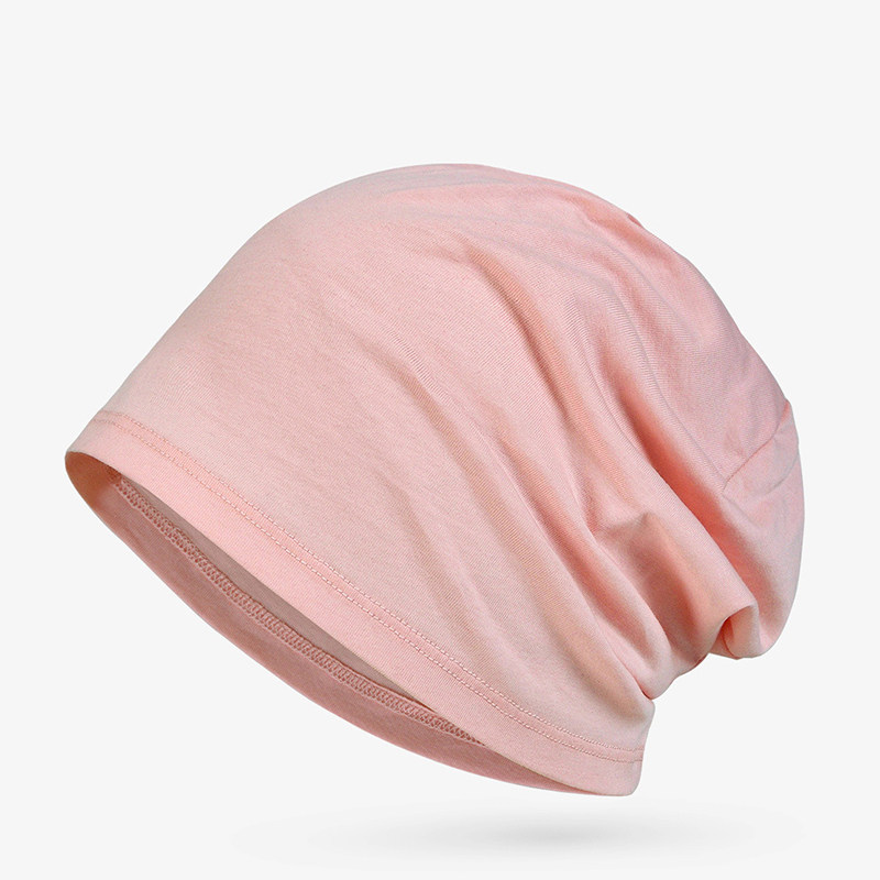 100%棉睡帽套头帽女月子帽化疗帽
