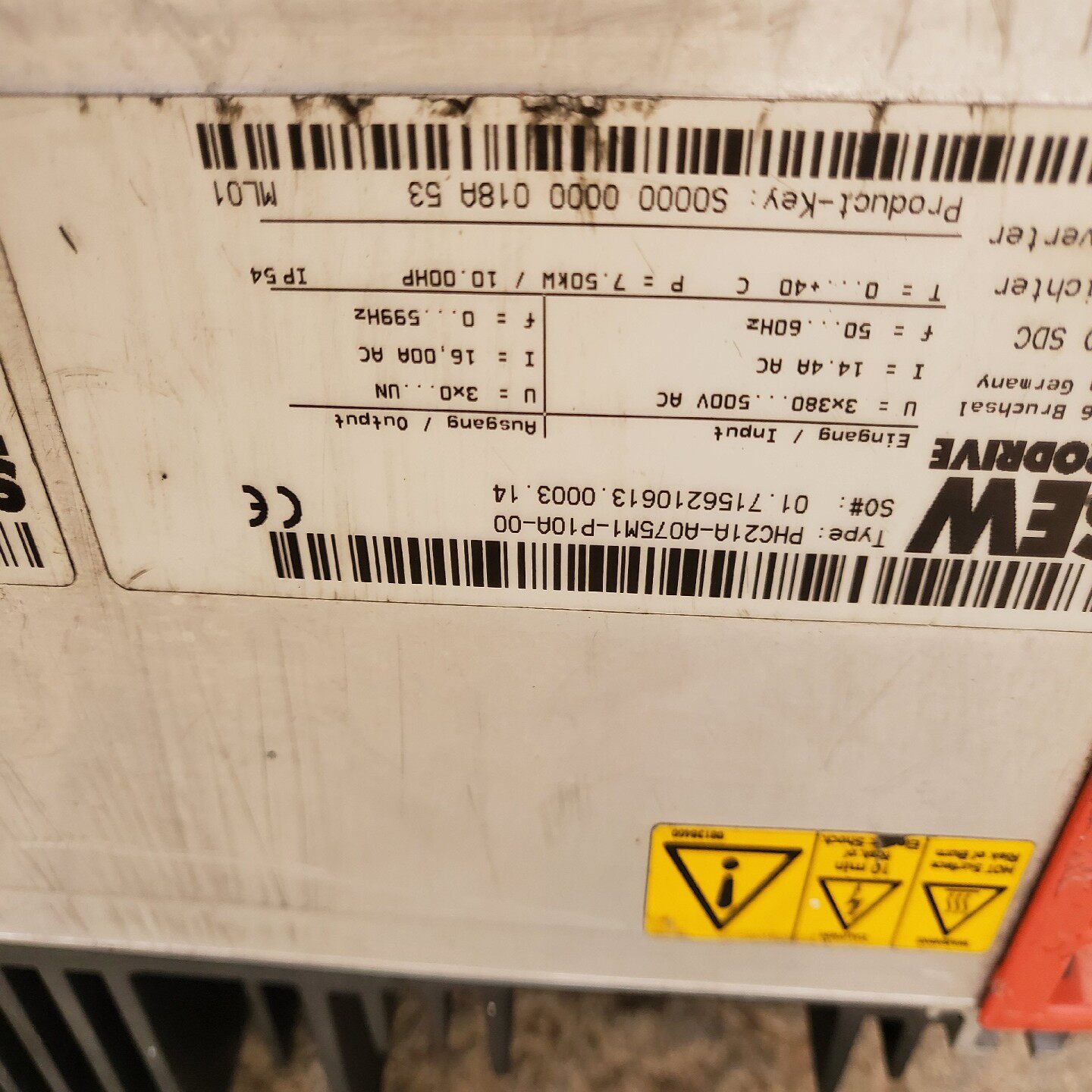 议价议价SEW变频器PHC21A-A075M1-P10A-00