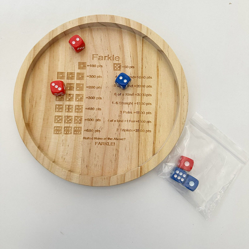 新款FarkleDiceTray掷骰子游戏