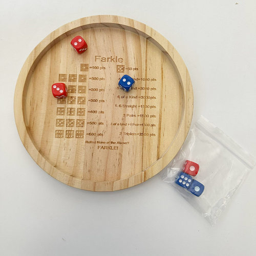 新款FarkleDiceTray掷骰子游戏