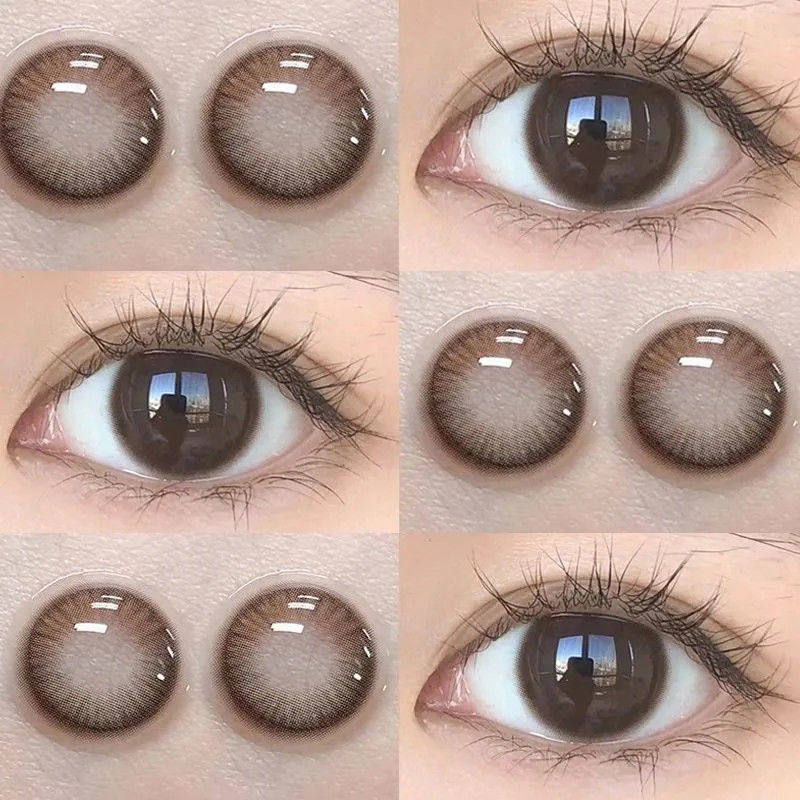 OVOLOOK可可蜜糖美瞳月抛小直径素颜日常款女彩色隐形眼镜旗舰店N