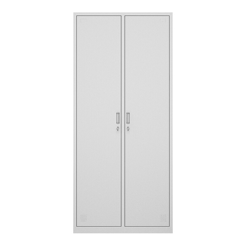 钢制更衣柜二门铁皮储物柜家用换衣柜健身房存储柜员工带锁更衣i.