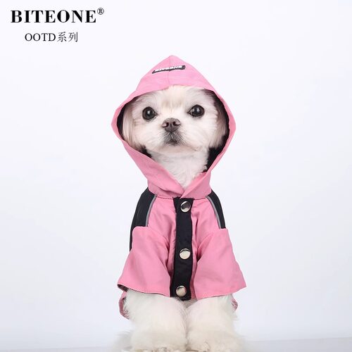 BITEONE【未来战士】 猫咪狗狗衣服秋冬防水防风户外功能服雪纳瑞