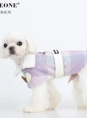 BITEONE【鸢尾爱丽思】猫咪狗狗衣服秋冬新款呢大衣