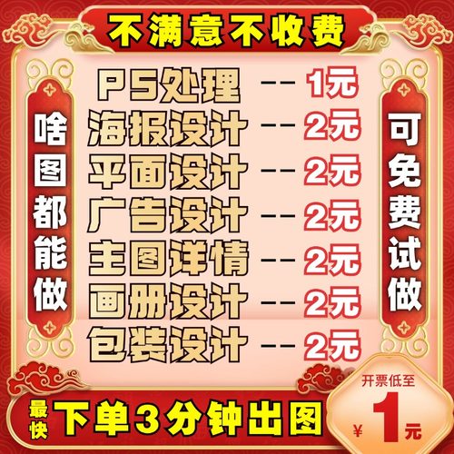 【首单免费制作】海报设计PS修图