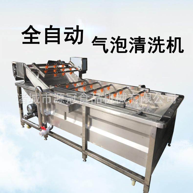 蔬菜气泡清洗机 塑料配件零件清洗设备 水果高压喷淋洗果机洗鱼机