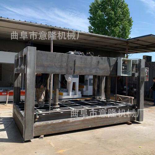 意隆玻镁板复合防火皮100吨液压冷压机岩棉板定型液压冷压机质保