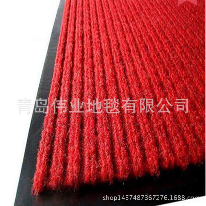 pvc复合双条纹地毯地垫 入户户外门垫防滑地垫 浴室防滑地毯