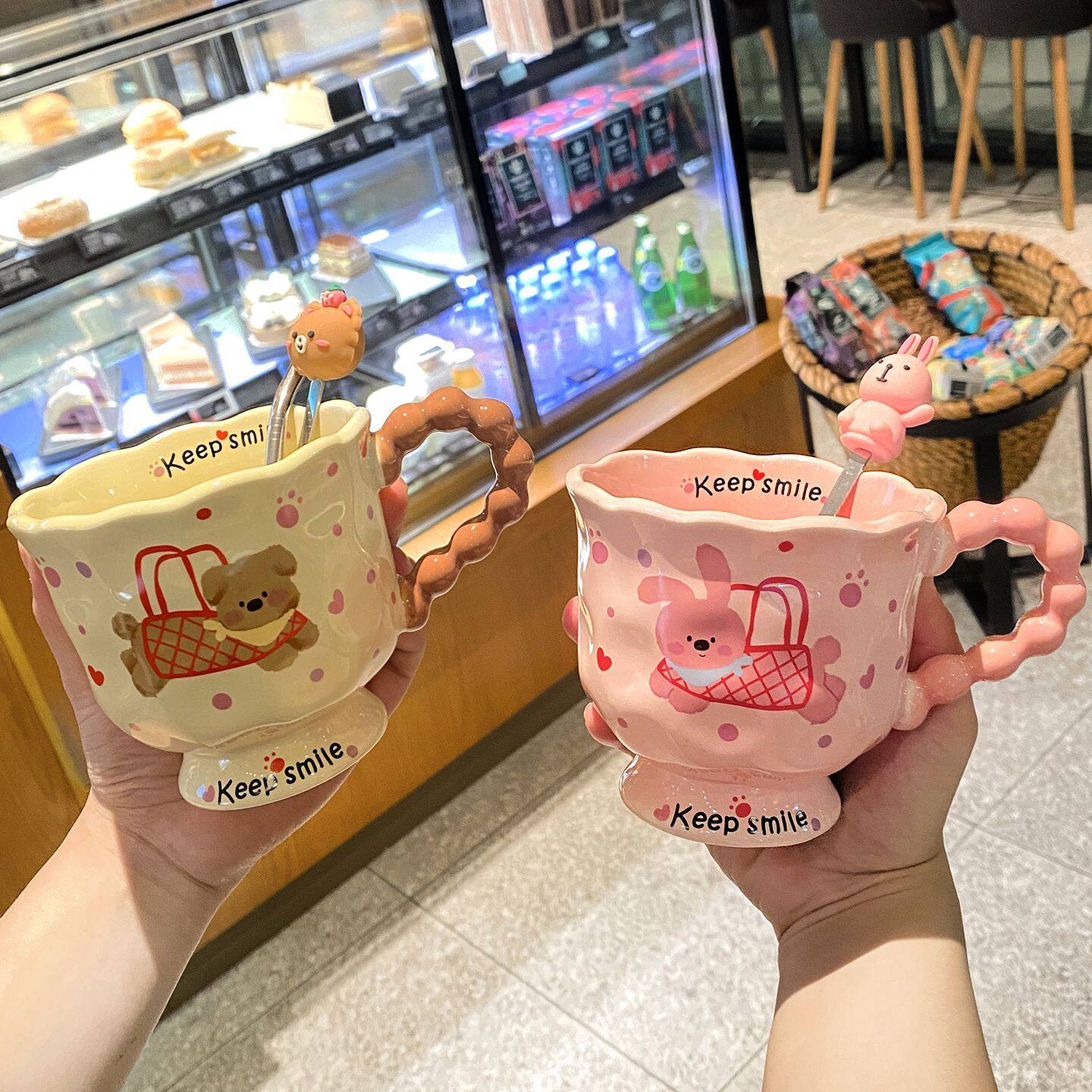 新疆包邮ins兔子马克杯高