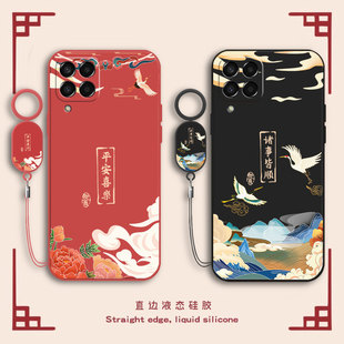 适用三星M33手机壳SM一M336B保护套M53新款 SamsungM硅胶5G防摔全包Galaxy盖乐世Samsung男女士软外壳送钢化膜