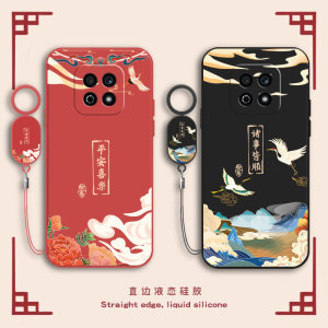 适用荣耀Play5活力版手机壳NEW一AN90保护NEWAN套plat华为新款pay液态硅胶paly板p1ay全包piay防摔honor男女