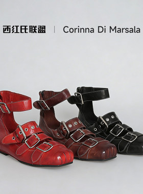 【粉红专享】【西红氏】单鞋X2603903-219跟高1cm半码拍大