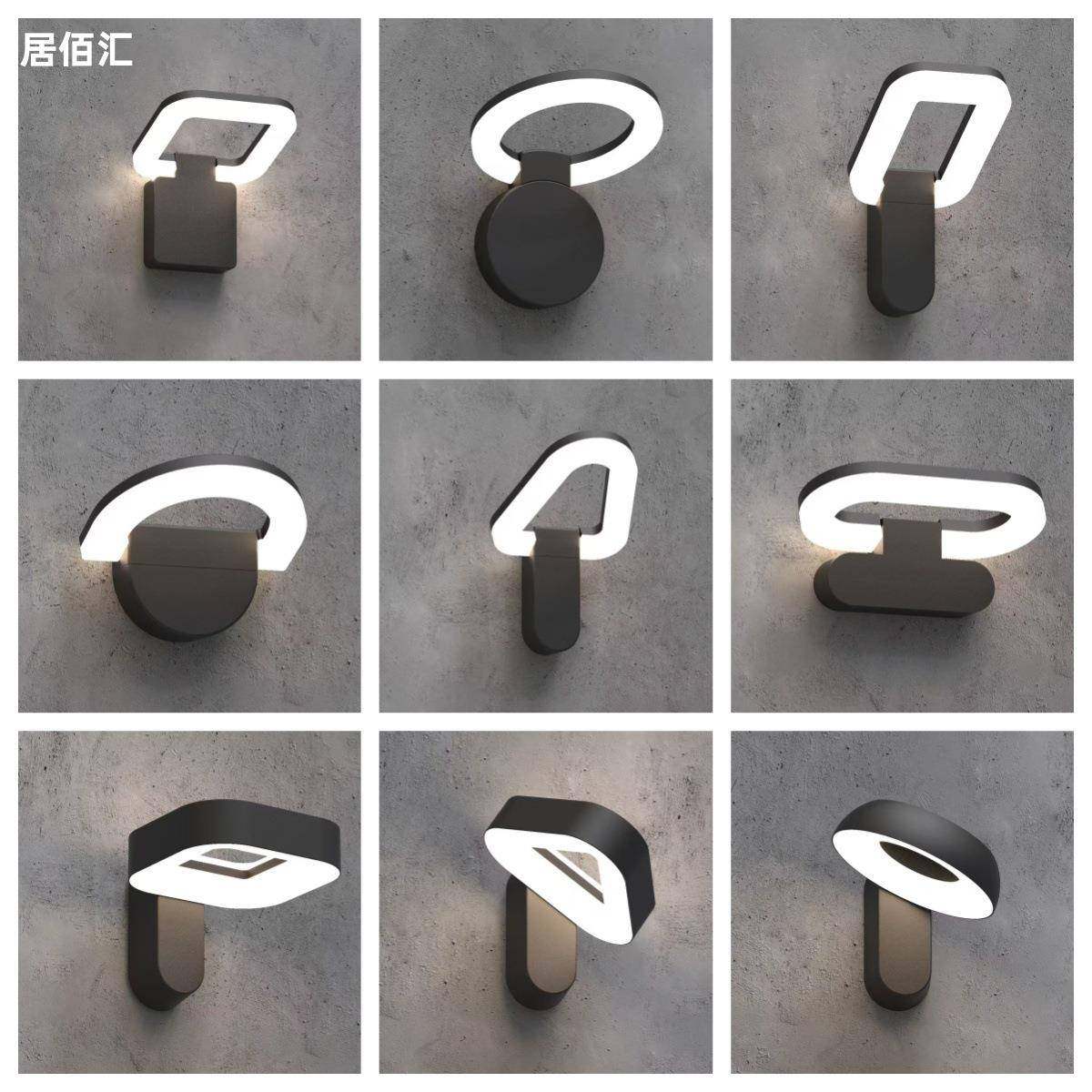 led防水壁灯可旋转庭院灯户外别墅照明灯阳台大门可折叠围墙室外,家装灯饰光源,户外壁灯,淘宝优惠券,粉丝福利购,淘宝优惠卷