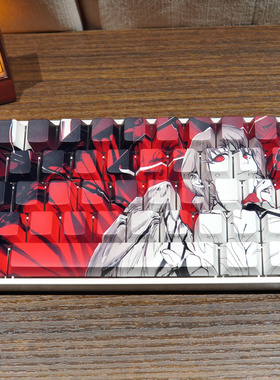 Makima 玛奇玛侧刻pbt五面热升华键帽 适用wooting ez63 made68