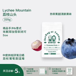 咖啡豆｜荔枝山头果味奶咖冷萃手冲豆美式黑咖啡零添加高甜感新鲜