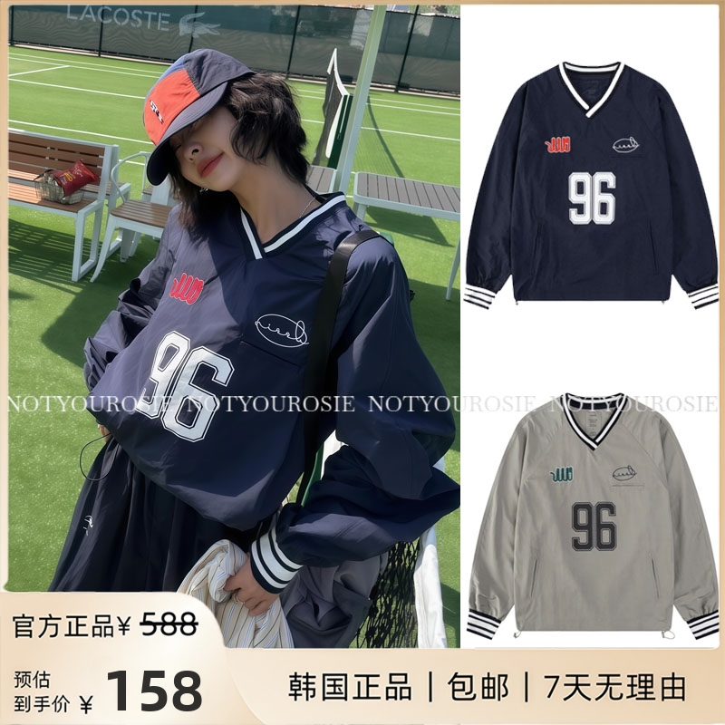 韩国潮牌nieeh卫衣女春秋款美式宽松休闲上衣男女情侣Jennie同款