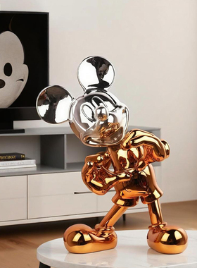 轻奢网红比心米奇公仔摆件