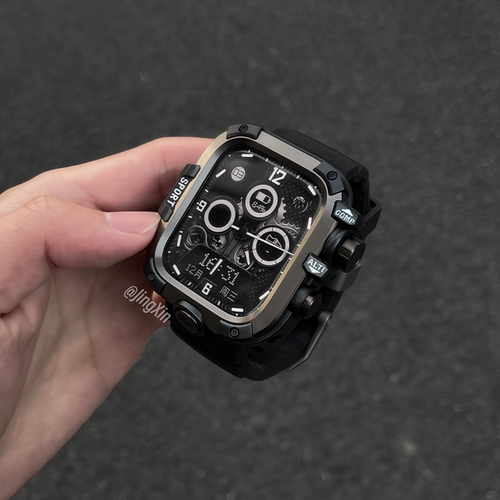 【高质野径硅胶表带】适用苹果