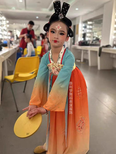 宾比宝宝四面弹雪纺执镜佣演出服