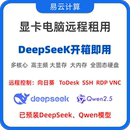 5090显卡 云推理 GPU服务器 qwen云电脑 远程出租免部署deepseek