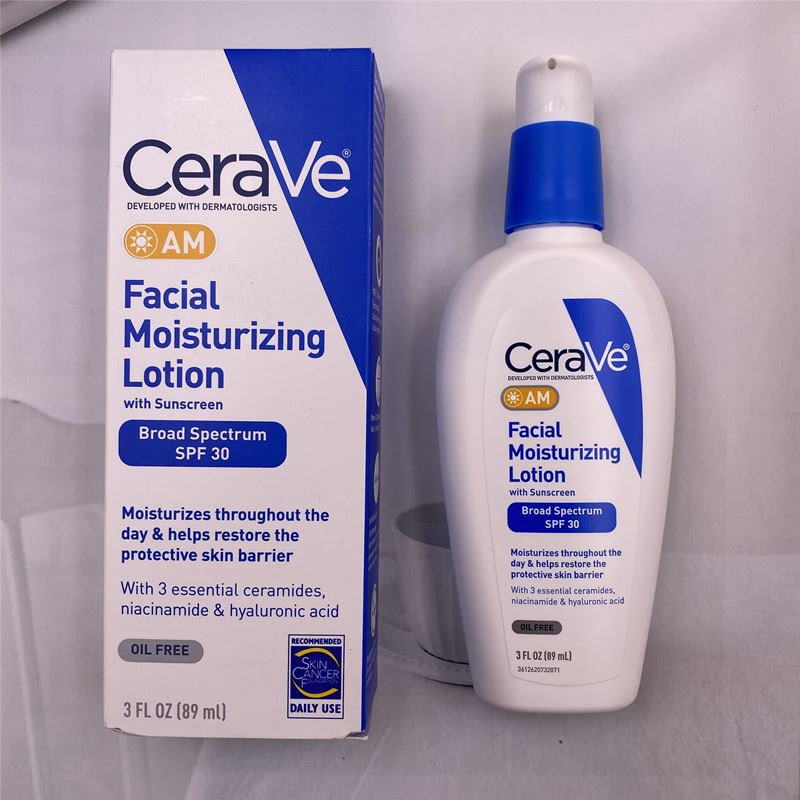 美版CeraVe/适乐肤日间AM保湿修护乳液舒缓修护屏障30Spf 89ml