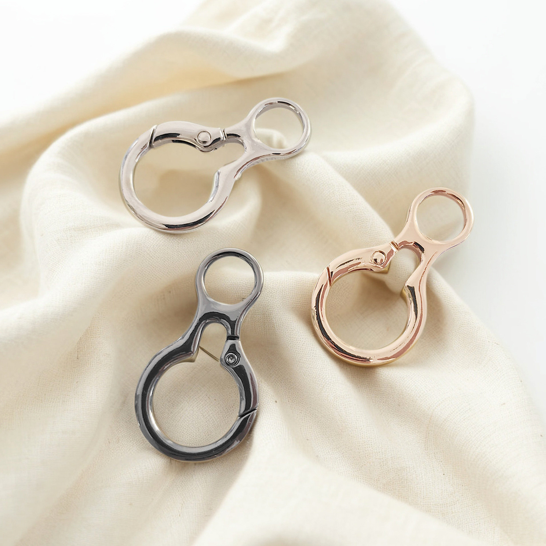 高档次按压开口钥匙扣小挂饰防丟扣包挂扣锌合金链条替换配件扣,饰品/流行首饰/时尚饰品新,扣,淘宝优惠券,粉丝福利购,淘宝优惠卷