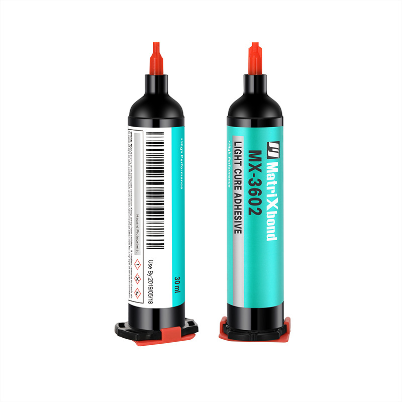 马达磁缸粘接UV胶塑料粘金属紫外线固化胶密封保护电子UV无影胶水