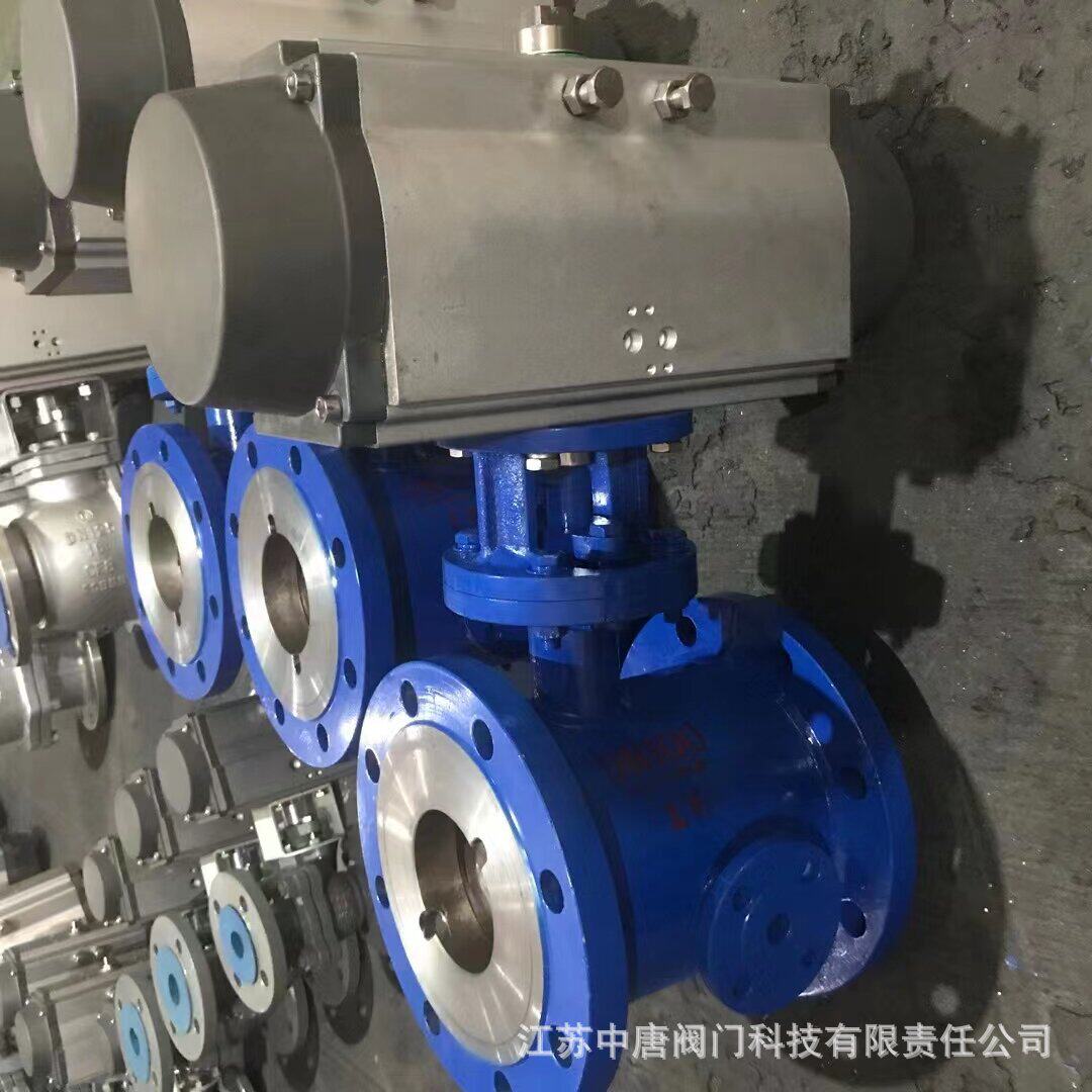 BQ641Y-25C气动夹套保温法兰球阀 气动沥青阀 CF8保温O型切断球阀