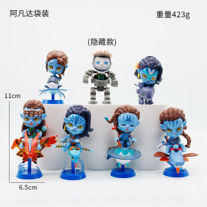 阿凡达水之道野兽王国手办潮玩卡通周边桌面电玩城摆件公仔模型礼