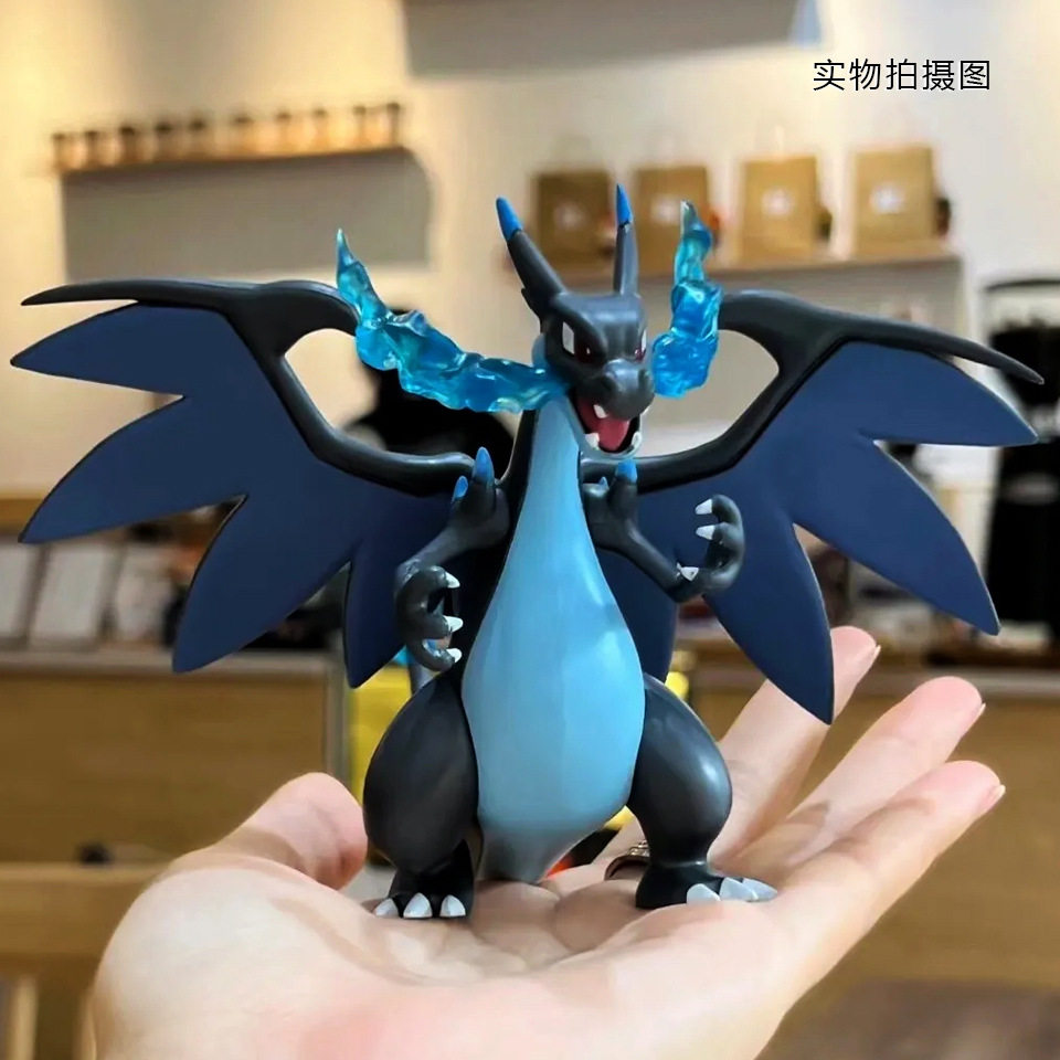 口袋妖怪Q版神奇宝贝GK喷火龙X手办耿鬼可达鸭波克比动漫摆件玩具
