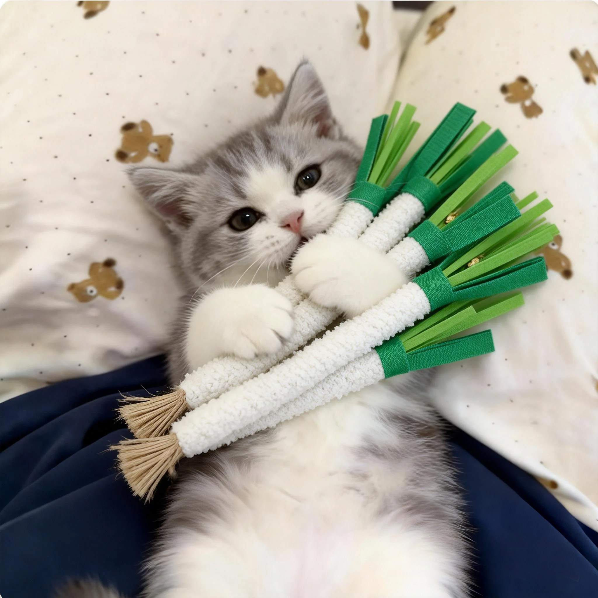 猫咪玩具大葱逗猫棒消耗体力猫玩具自嗨解闷神器丰容木天蓼磨牙棒图片