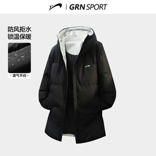 防寒服情侣棉衣棉袄子 2025年夹棉夹克男士 贵人鸟中长款 棉服男冬季