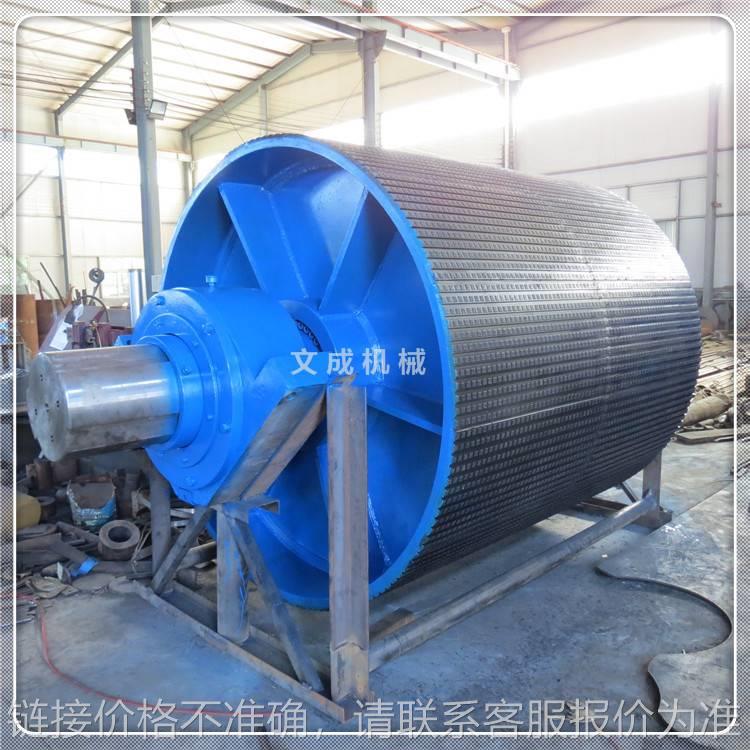 厂家供应带宽500到1800规格直径200和630 皮带机无动力不锈钢滚筒