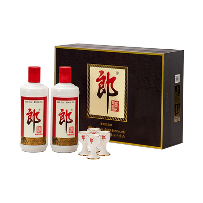 郎酒 老郎酒1956酱香型白酒53度500ml*4瓶 高档送礼商务礼盒