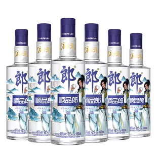 非原箱 6浓酱兼香型白酒 45度480ml 郎酒顺品郎蓝顺庆余年联名款