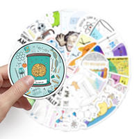 50 Instagram-style chemical formula personalized DIY decorative stickers for Guka laptops, scooters and cars thumbnail 6