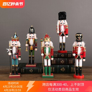 ヨーロッパのクリエイティブくるみ割り人形の兵士の装飾品ワインキャビネットリビングルーム家の装飾子供部屋のギフトディスプレイ