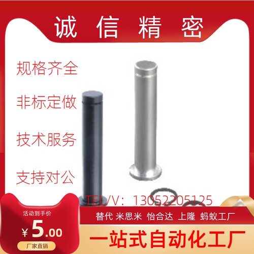 MIC14-D12-L45带肩铰链销 挡圈固定型MIC12-D6-L45 MIC31-D6-L26