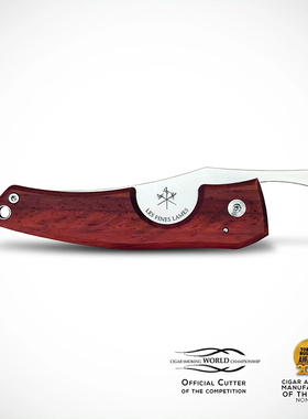 法国Les Fines Lames雪茄刀 Padauk紫檀木刀柄 刀片可拆卸打磨