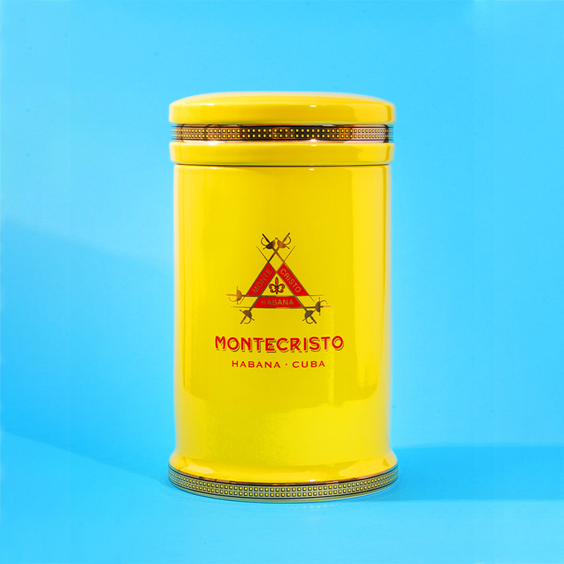 哈伯纳斯正品蒙特雪茄陶瓷罐